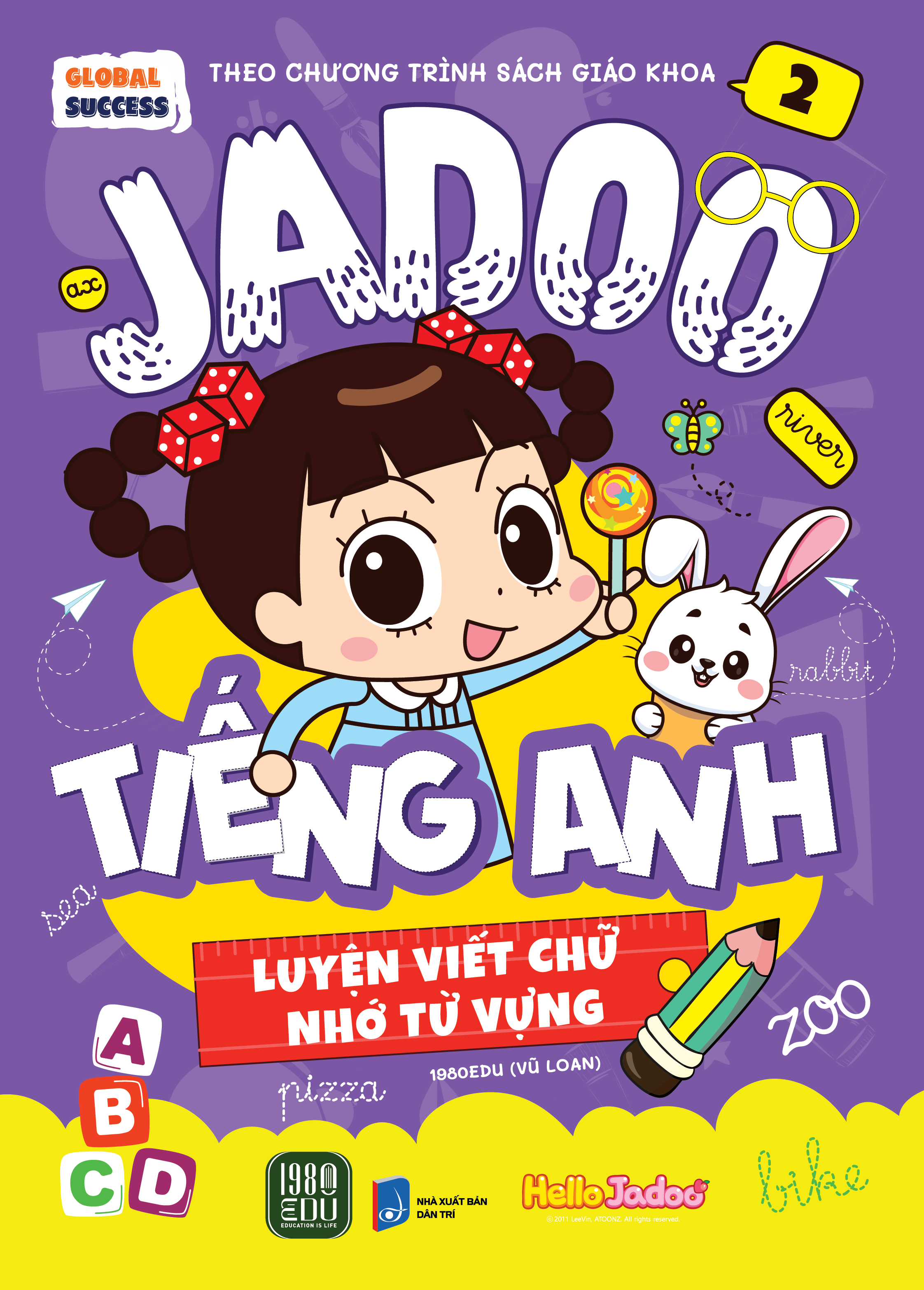 Sách Jadoo Luyện Viết Chữ - Nhớ từ vựng Tiếng Anh (Theo chương trình sách giáo khoa)