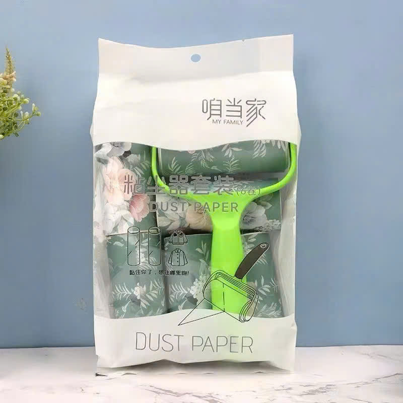 Cây Lăn Bụi Quần Áo Tặng Kèm 6 Lõi Thay Thế - Tiện Lợi Làm Sạch Quần Áo, Ga Giường Hoa Văn - HÀNG CHÍNH HÃNG MINIIN