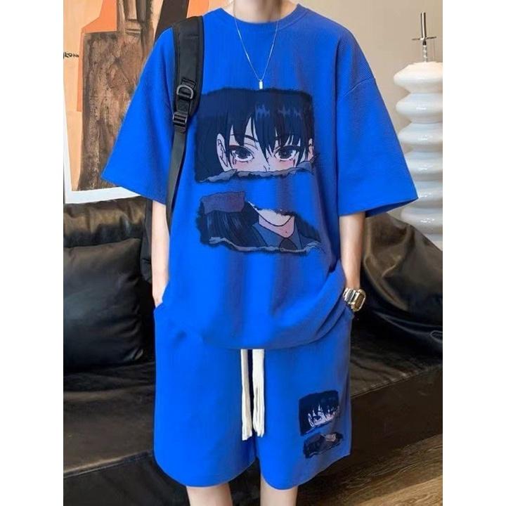 đồ bộ thể thao xốp Anime nam nữ unisex phong cách thể thao thích hợp cho mọi lứa tuổi 02 TÂM SHOP