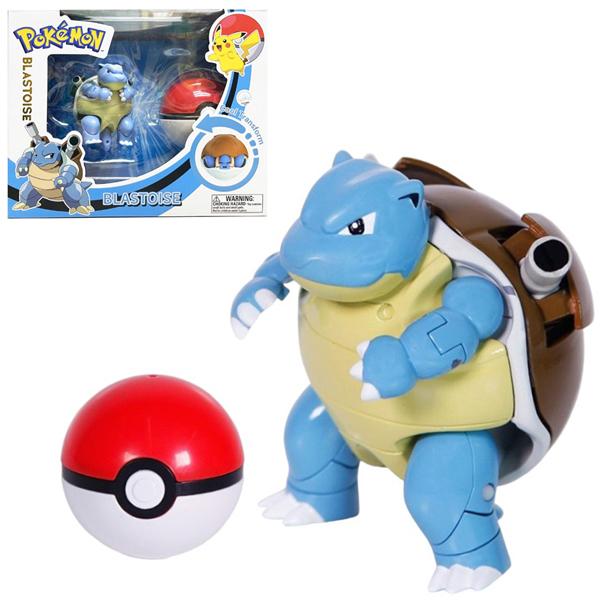 Đồ Chơi Bóng Pokemon Biến Hình - Quái Thú Rùa Blastoise - Pokemon Toys ZC8904E