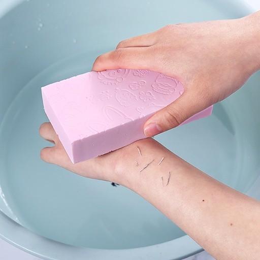 Bông tắm kỳ ghét, miếng tẩy tế bào chết, tạo bọt siêu sạch PORORO chuẩn Hàn Quốc