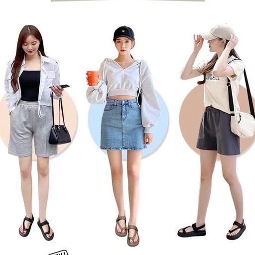 Giày sandal nữ xỏ ngón chéo Ulzzang quai nhựa mềm đế cao su đi mưa chống trơn siêu bền iDÉP- GL084