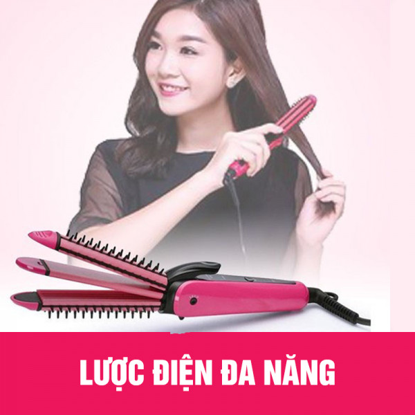 Lược Điện Tạo Kiểu Tóc 3 in 1 HNC-8890