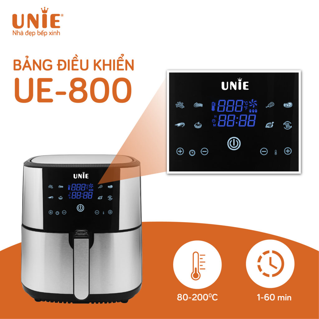 Nồi chiên không dầu đa năng Unie UE-800. Hàng chính hãng