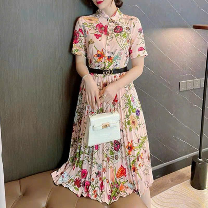 ĐẦM XÒE LỤA HỌA TIẾT SIÊU ĐẸP