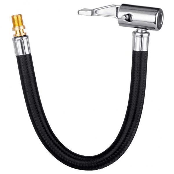 2X Car 23cm Tyre Inflator Hose Adapter Extension for Bicycles Motorbikes Pump