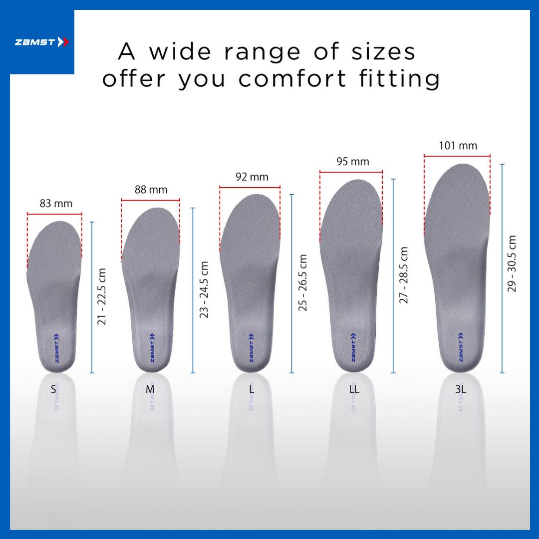 Lót giày ZAMST SPIKE Footcraft cushioned for SPIKE hỡ trợ cho các trận đấu SPIKE