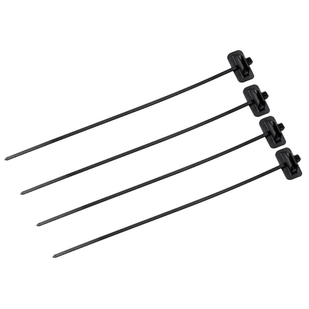 3-4pack 4 Pack Mountain Bike Bicycle Self-Lock Cable Tie Brake Gear Cable Guide