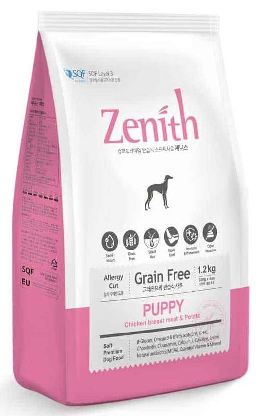 Thức ăn hạt mềm cho chó con Zenith Puppy - 1.2kg