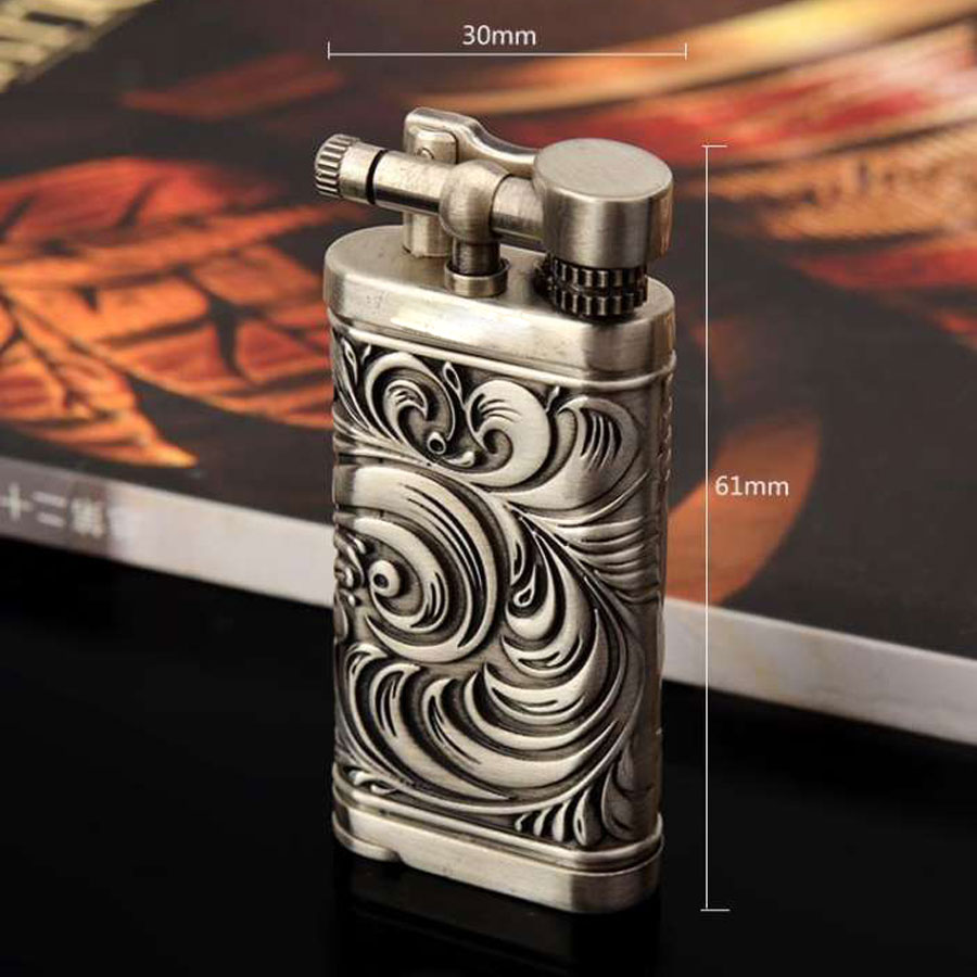 Hộp Quẹt Gas Đá Hút Tẩu SK36-1 Cực Mạnh + Tặng Tai Nghe Nhét Tai Cao Cấp