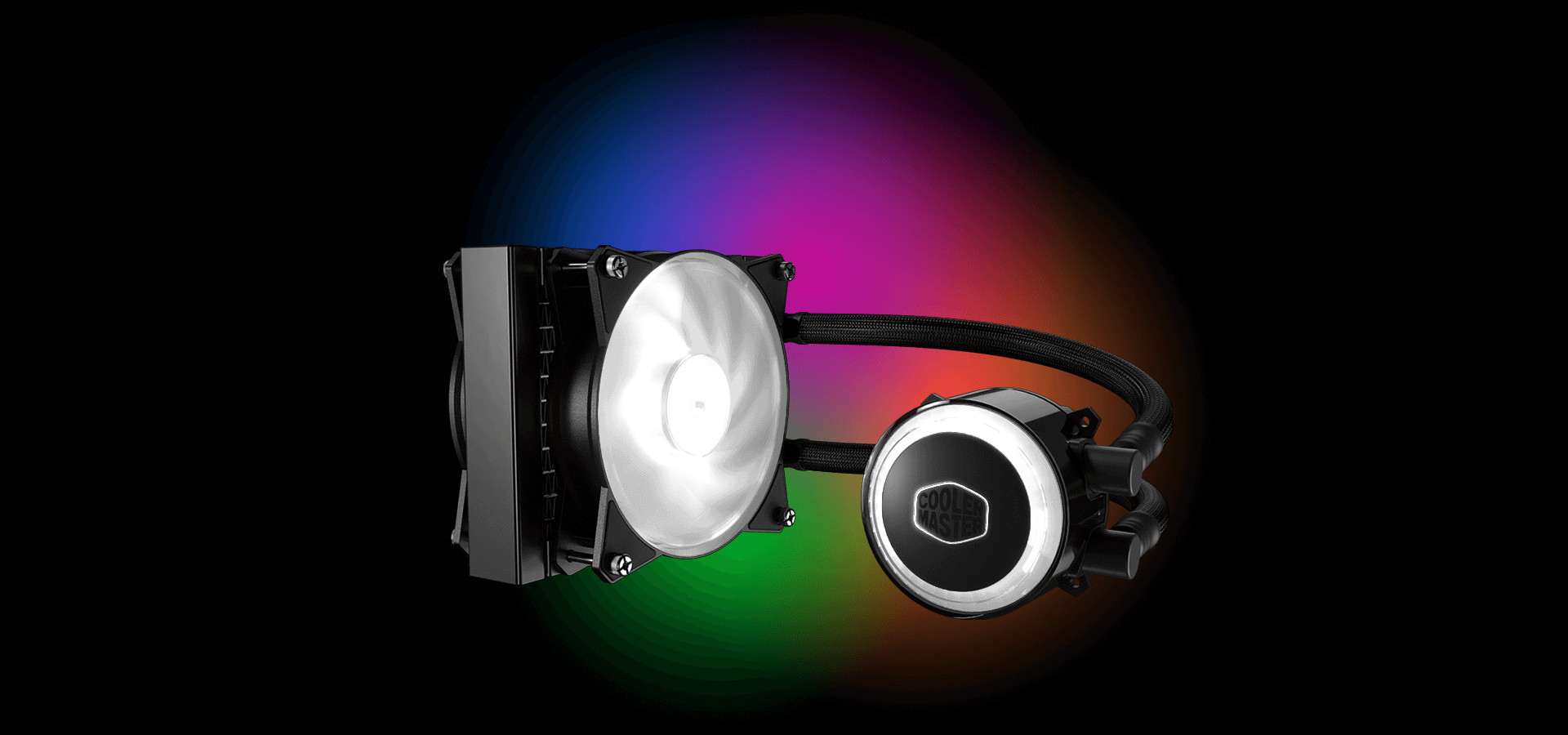 Fan Tản nhiệt nước CPU Cooler Master MasterLiquid ML120R RGB - Hàng Chính Hãng