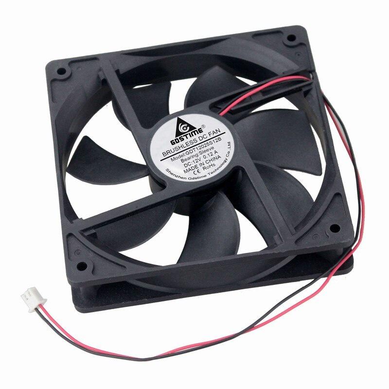 1 Pcs Gdstime 11cm 1-Wire 11*11*11mm 110RPM 0.11A DC 11V Brushless Axial Flow Motor Cooler PC Cooling Fan 11mm x 11mm 1111s