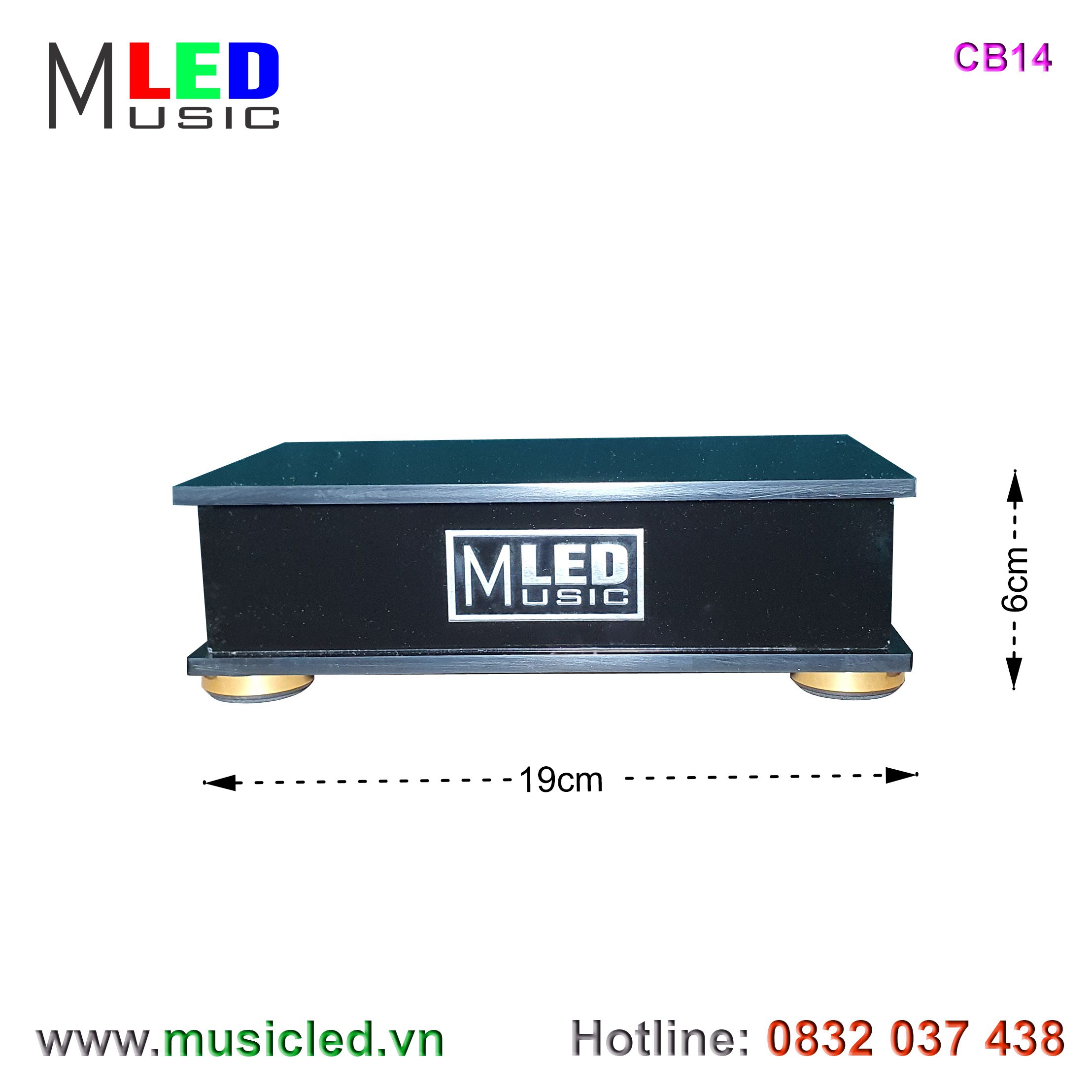 Hộp điều khiển dàn đèn Music LED nháy theo tần số nhạc 14 cột (CB14)