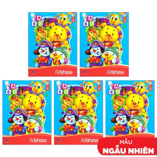 Combo 5 Tập 5 Ô Ly 100 Trang ĐL 80g/m2 - FAHASA (Mẫu Màu Giao Ngẫu Nhiên)