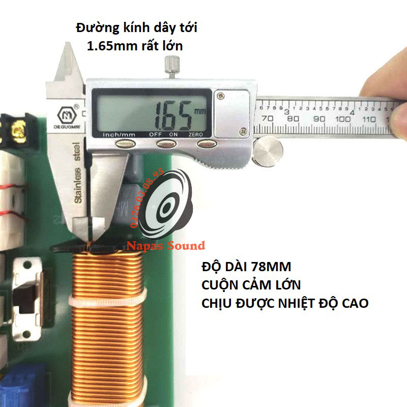 MẠCH PHÂN TẦN 2 BASS 1 TRÉP CHO LOA 30 40 50 - MẠCH PHÂN TẦN FULL ĐÔI - PHÂN TẦN 3 LOA