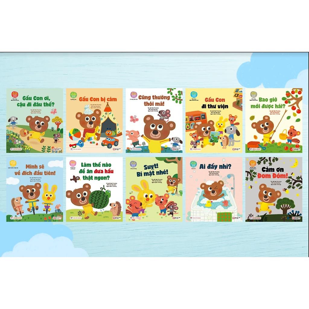 Bộ sách Gấu con tinh nghịch - Sách giáo dục tính cách cho trẻ - Bản Quyền