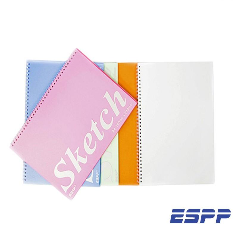Vỡ vẽ khổ giấy A5 bìa (Xanh lá / Hồng) - 21x14.8x2cm - ESPP