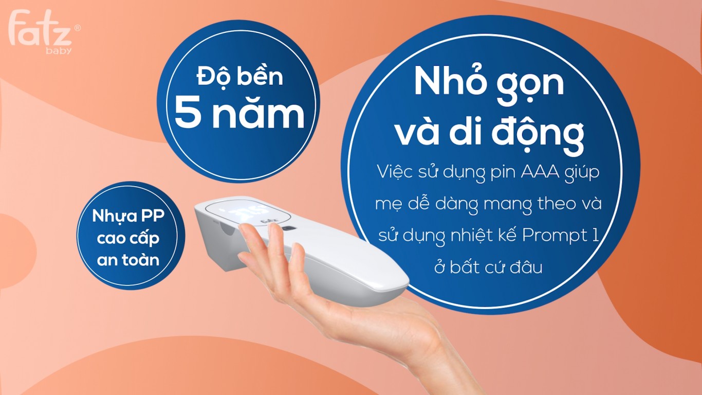 NHIỆT KẾ HỒNG NGOẠI KHÔNG TIẾP XÚC FATZ BABY PROMPT 1 - JXB311