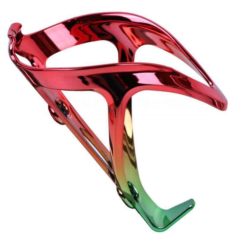 Electroplate Color Bicycle Bottle Holder Water Bottle Cage Mountain Bike Cup Holder Outdoor Ultralight Bike Water Bottles Holder