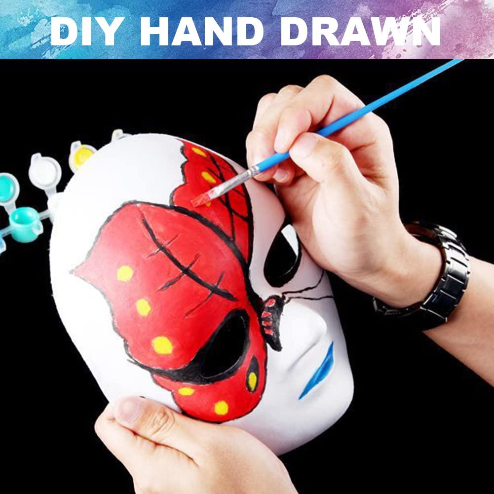 20 Miếng DIY Mặt Nạ Bột Giấy Mặt Nạ Vẽ Tay Cá Tính Sáng Tạo Tự Do Thiết Kế Mặt Nạ Cho Váy Lạ Mắt Halloween Mardi Gras Đảng