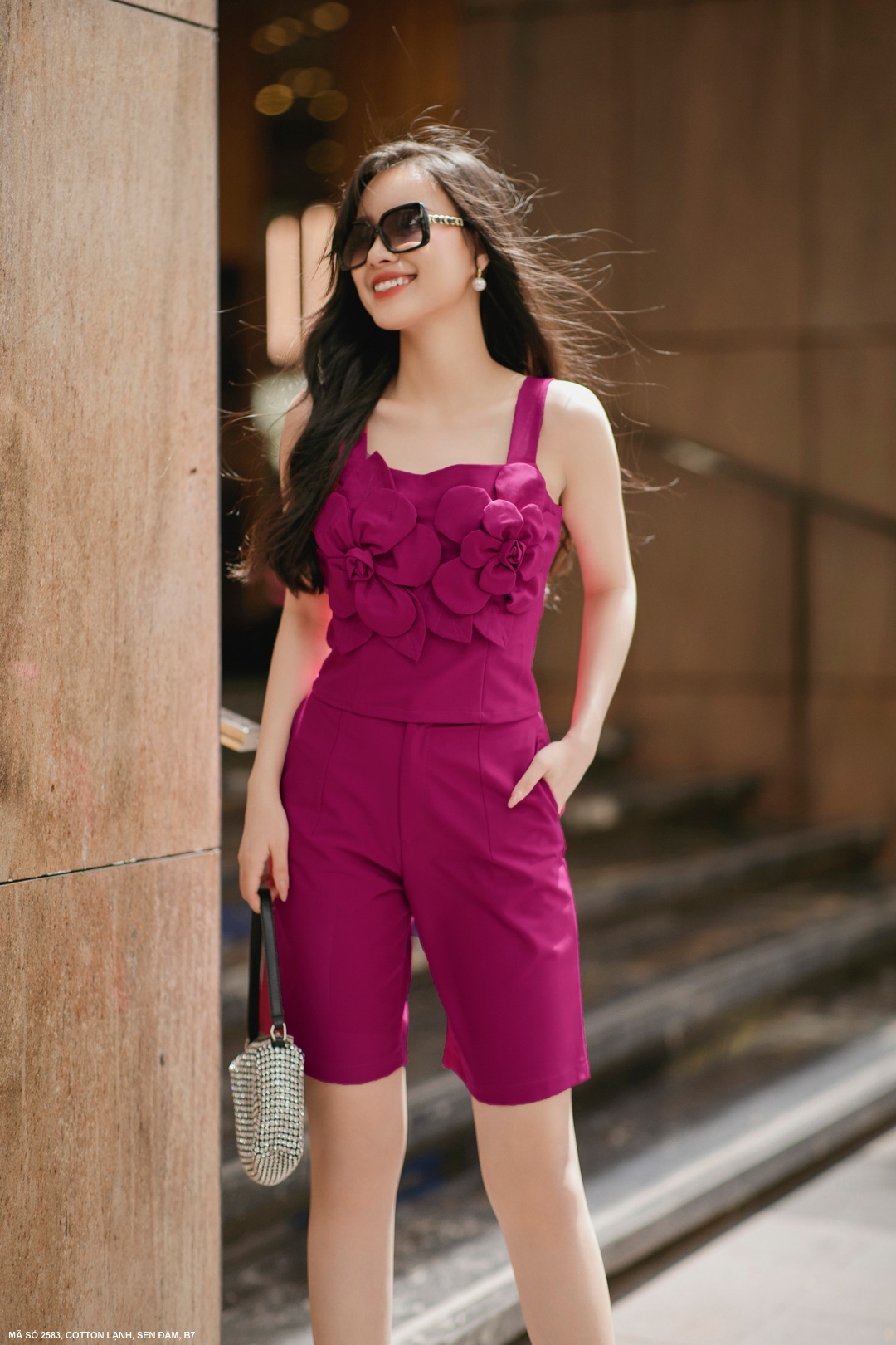 SÉT BỘ SHORT KẾT HOA SANG CHẢNH