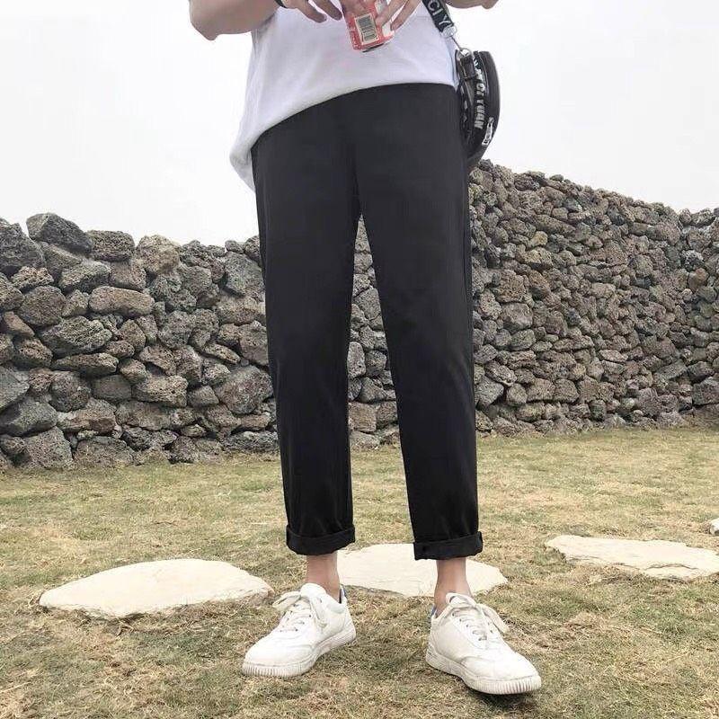 QUẦN BAGGY KAKI NAM NỮ MÀU ĐEN ỐNG XUÔNG UNISEX JOGGER XUÔNG TRƠN