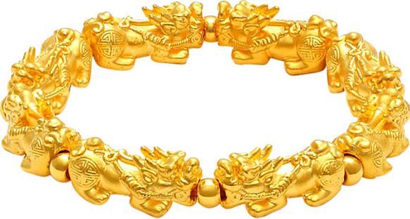 Vòng Tay Phong Thủy 8 Tỳ Hưu Phát Tài Gembank