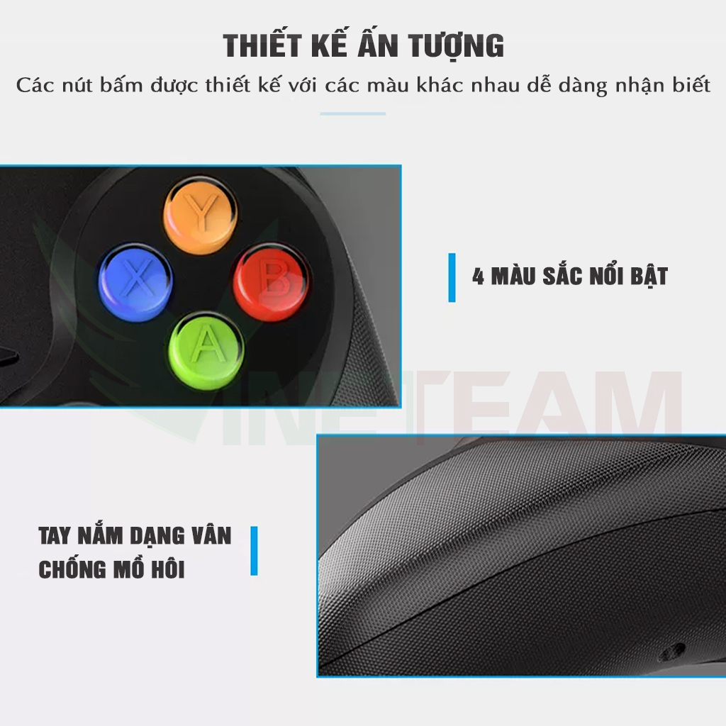 Tay Cầm Chơi Game IPEGA PG-9157 Bluetooth 5.0 Bộ Điều Khiển Gamepad Không Dây Có Joystick Kèm Giá Đỡ Điện Thoại Dành Cho Android IOS PC TiVi Box - Hàng Chính Hãng