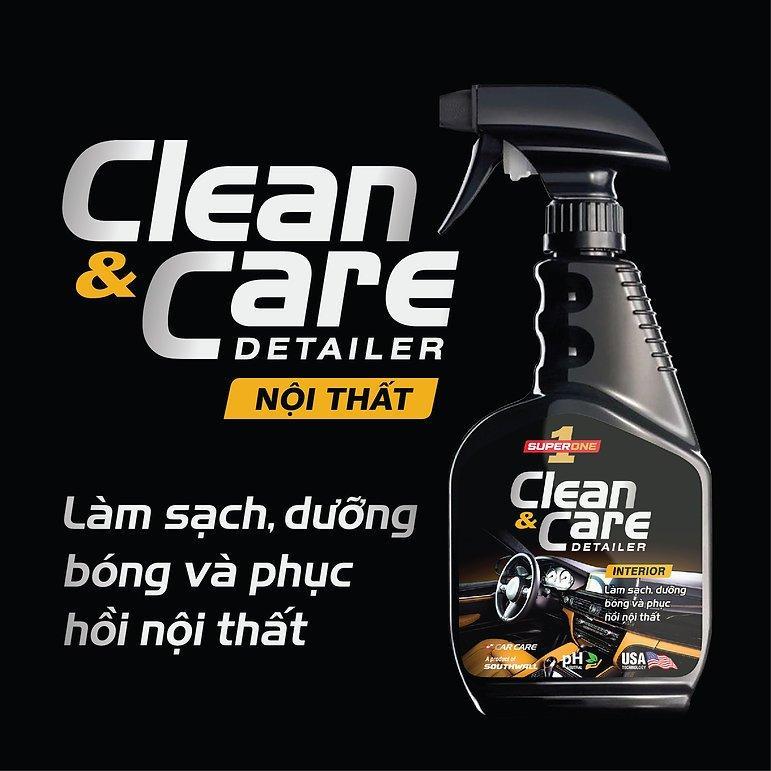 Dung Dịch Làm Sạch Và Chăm Sóc Nội Thất SUPERONE Clean And Care Detailer – Interior SOUTHWALL A101