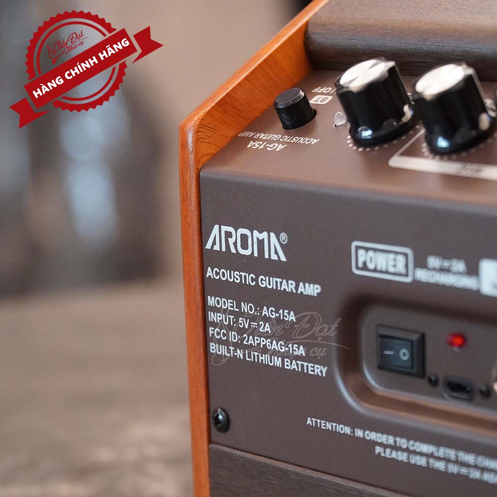 Ampli/Amply/Âm ly Guitar Aroma AG-10A, AG-15A, AG-26A - Hàng Chính Hãng