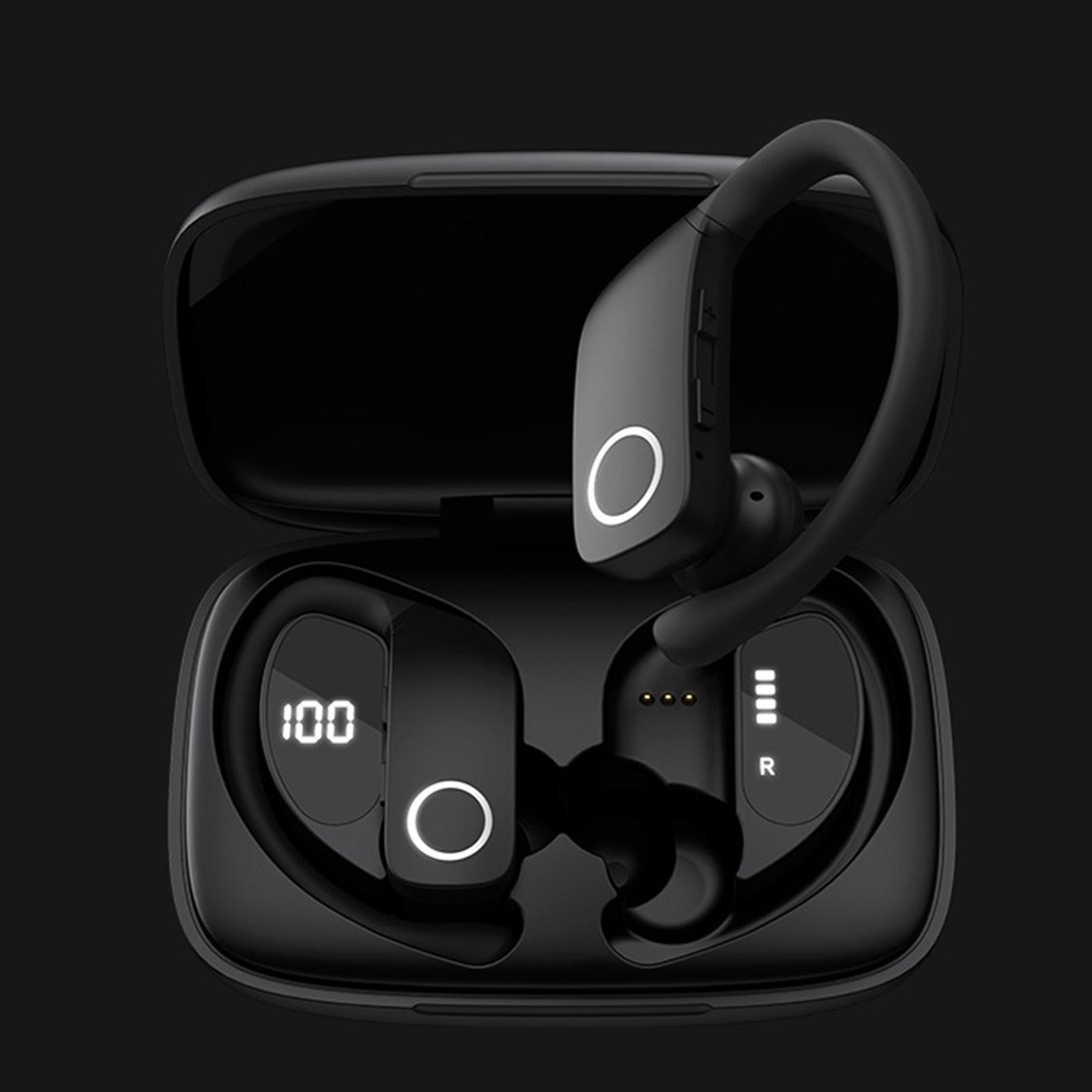 Bluetooth 5.0 IP4 Waterproof Wireless Earbuds Built in Mic for Workout Sport