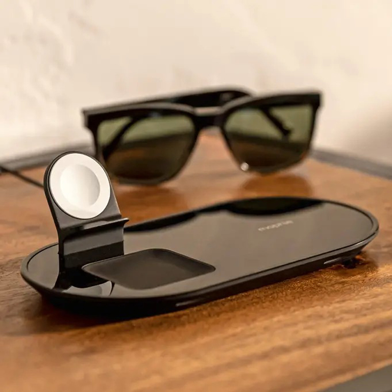 Đế sạc Không Dây Mophie 3-in-1 Wireless Charging Pad - Hàng Chính Hãng