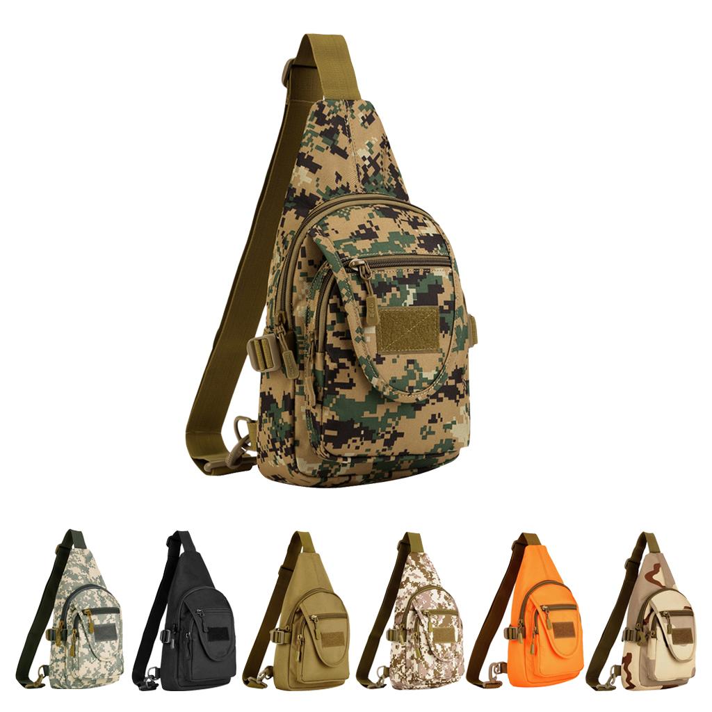 Outdoor Casual Shoulder Chest Bag Crossbody Hiking Day Packs ACU Digital