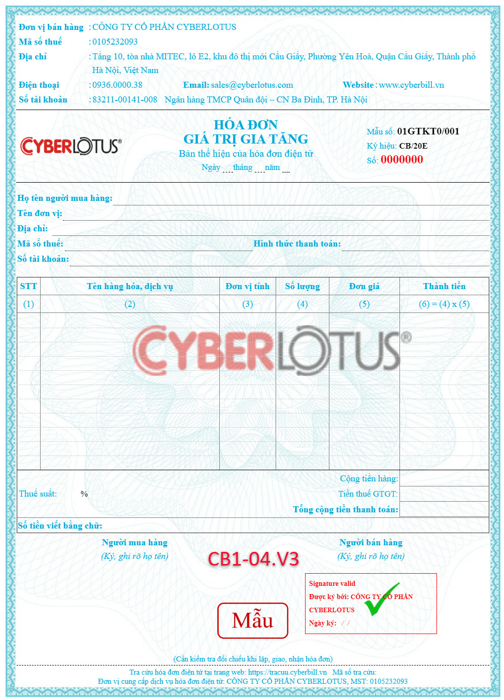COMBO USB Chữ ký số Newca gói 3 năm + Hóa đơn điện tử Cyberbill 300 số