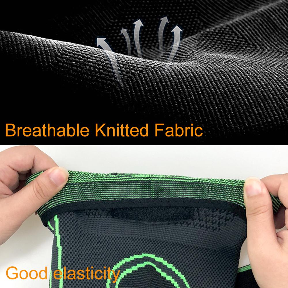 1pc Sports Knee Pad Breathable Adjustable Knee Support Brace Kneecap Protector for Running Cycling Basketball Volleyball Workout