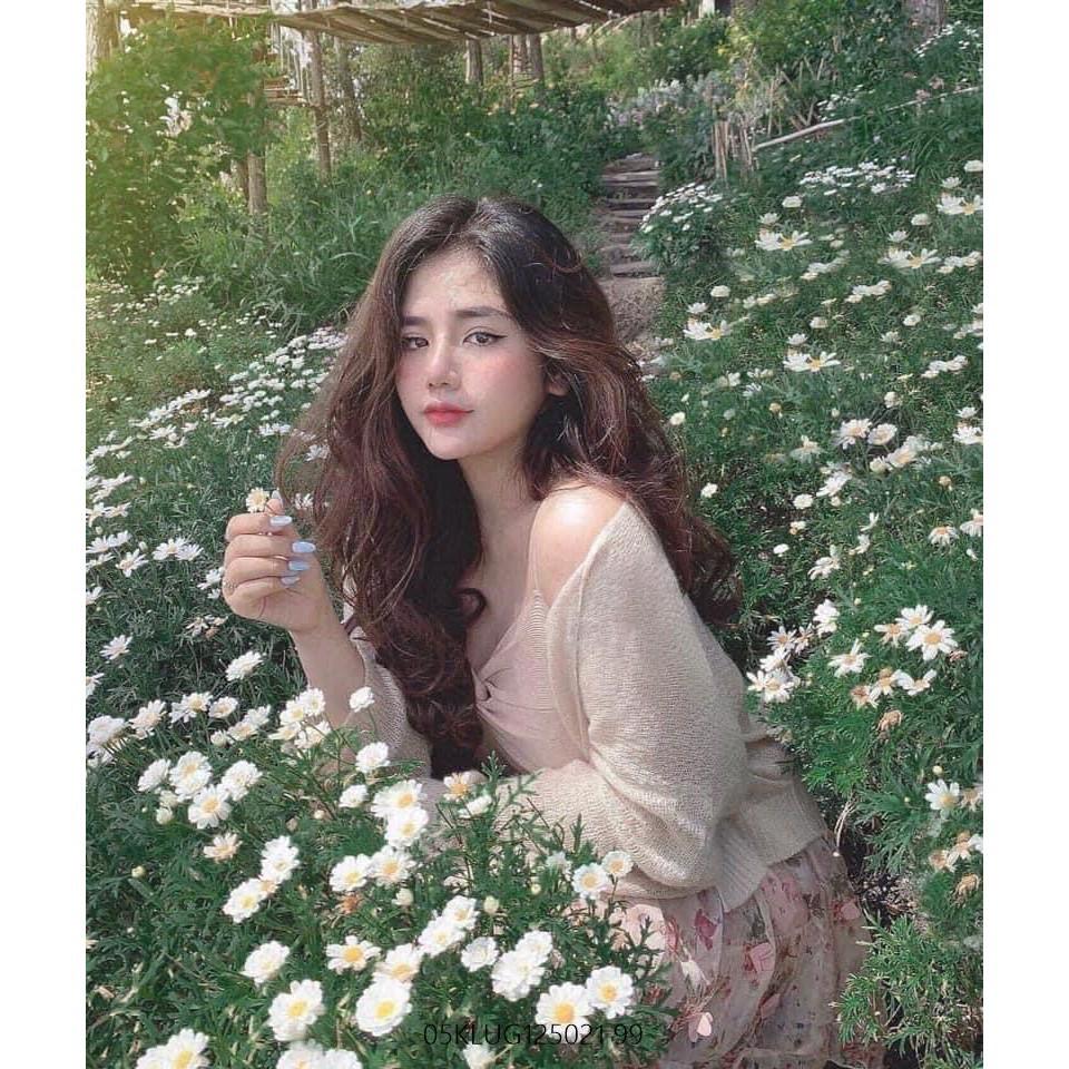 Áo khoác len mỏng nhiều màu