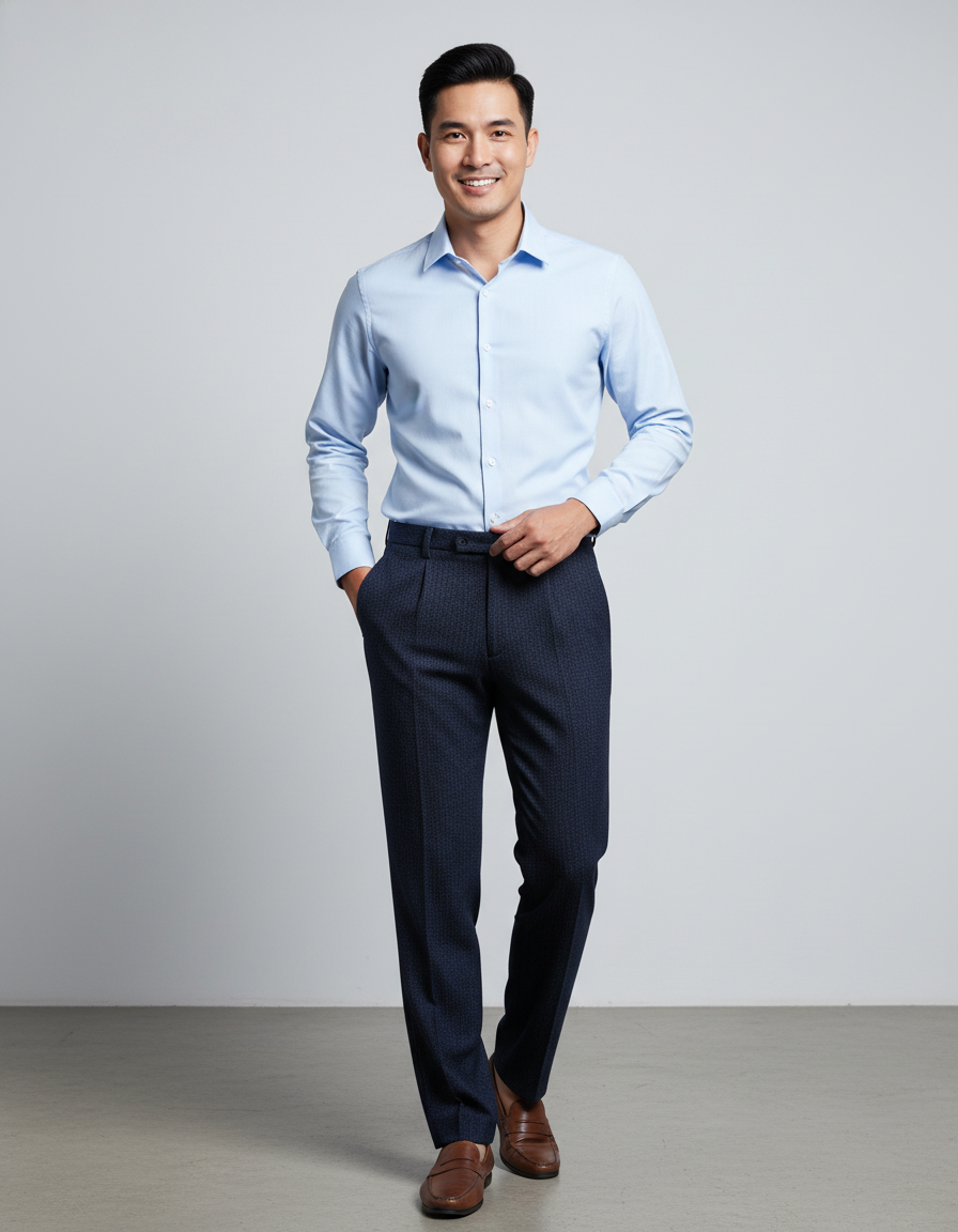 QUẦN TÂY NAM  XẾP LY