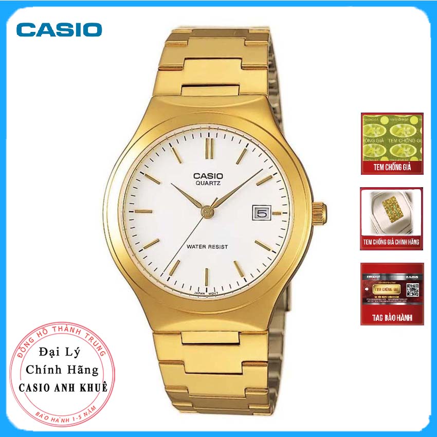 Đồng Hồ Nam Dây Thép Casio MTP-1170N-7ARDF (36mm) - Vàng