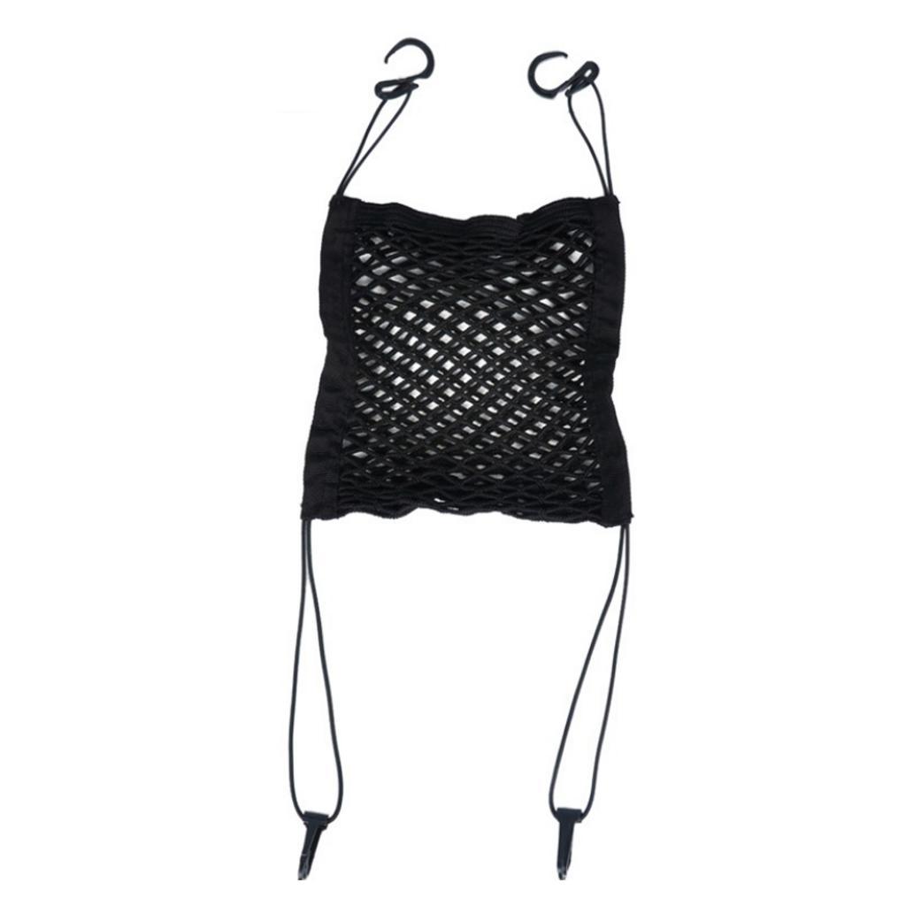 Durable 3-Layer Car Seat Storage Mesh Net Phone Holder Organizer