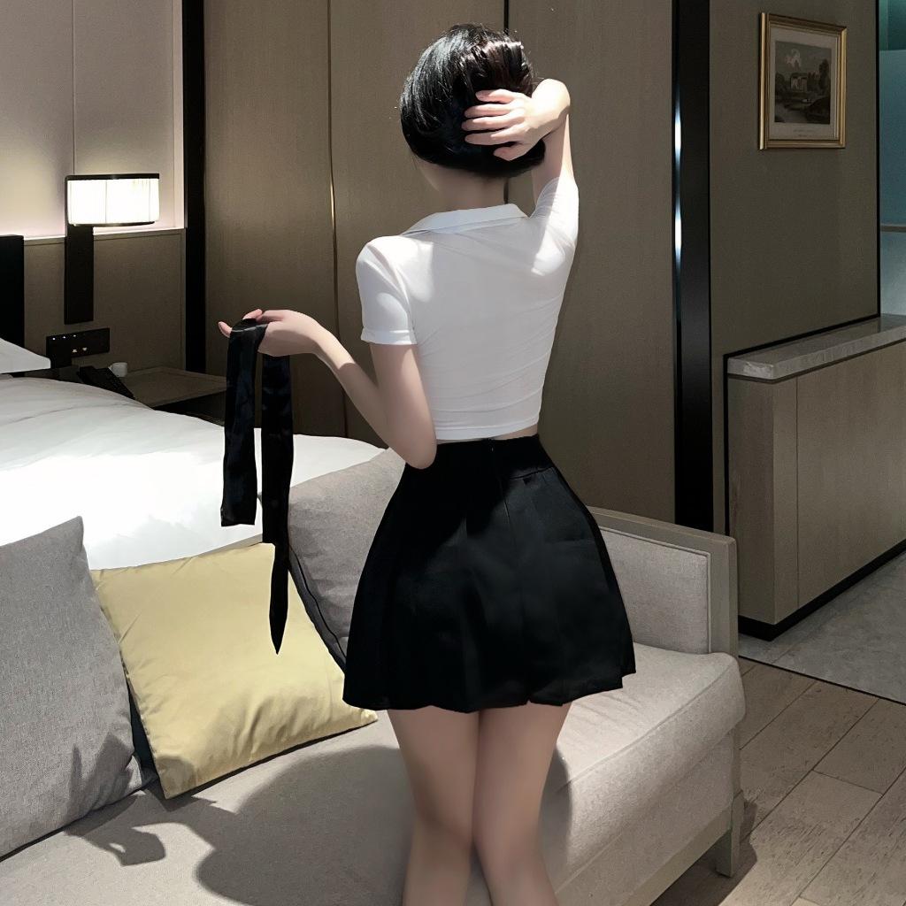 Tặng Cravat - Cosplay Học Sinh ,Nàng Thư Ký Gợi Cảm ,Váy Ngủ Hóa Trang Nữ Trợ Lý Giám Đốc Sexy Quyến Rũ C084