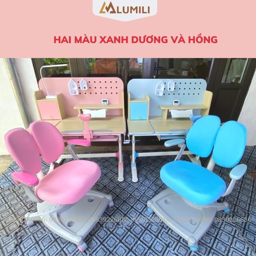 Bàn ghế học sinh chống gù chống cận cao cấp S9 size lớn 95cm có tay quay nâng hạ độ cao , nghiêng mặt bàn bằng pittong