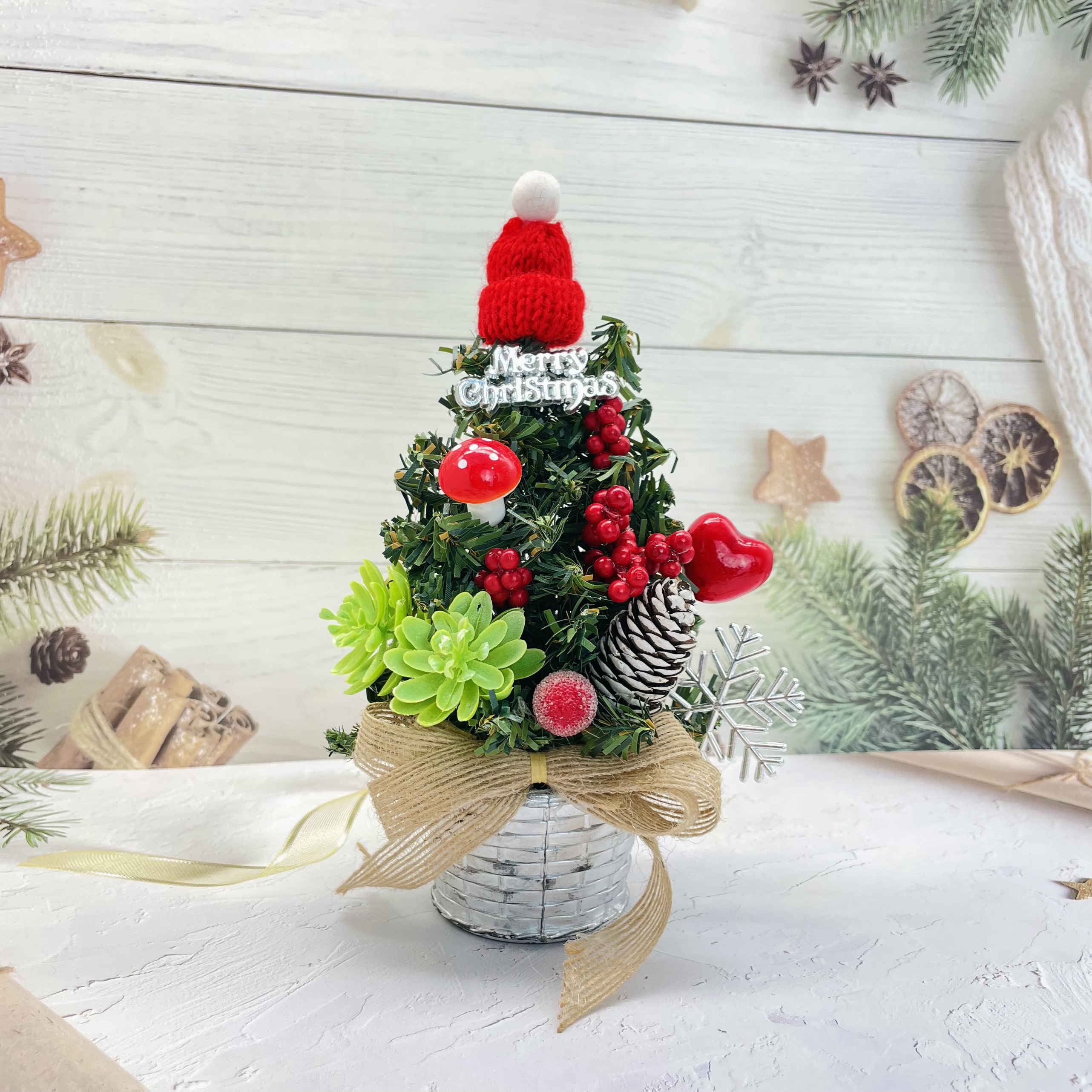 Cây Thông Nhí TNM05 Cây 20cm Trang Trí Giáng Sinh Cây Thông Noel