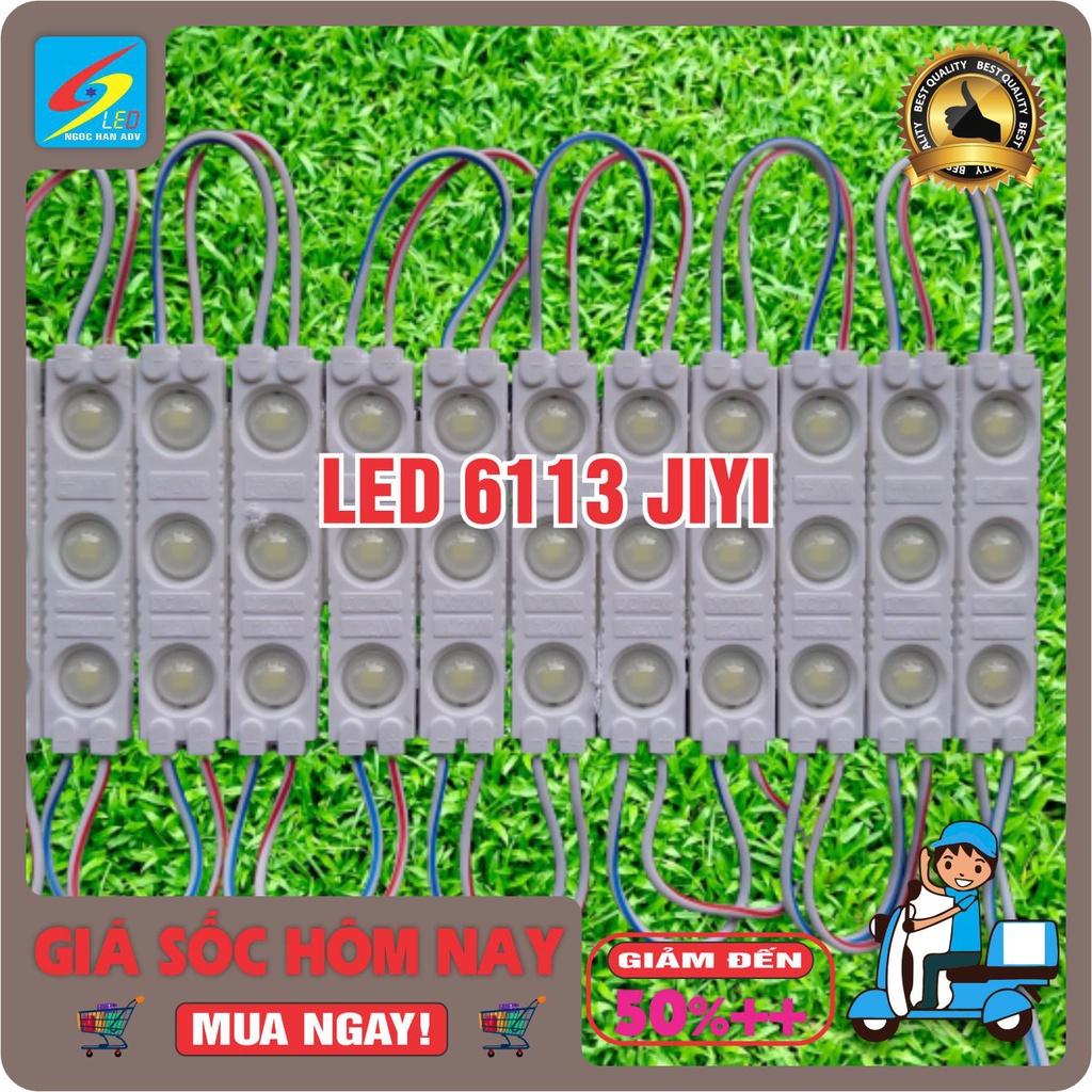 Led hắt 3 bóng mắt lồi 6113 hãng JIYI chống nước dây 20 thanh (60 bóng)