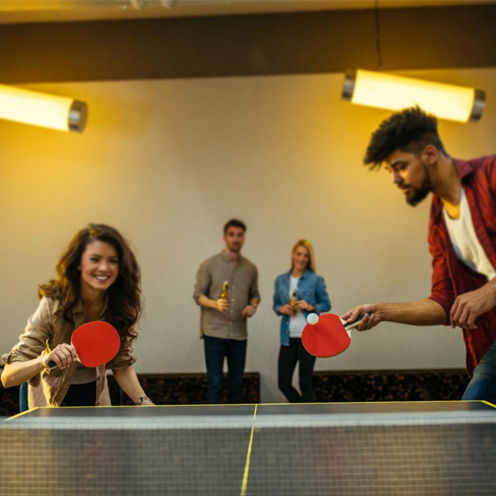 2 cây vợt bóng bàn bằng gỗ dương cao cấp 7 lớp 3 quả bóng và 1 túi lưu trữ