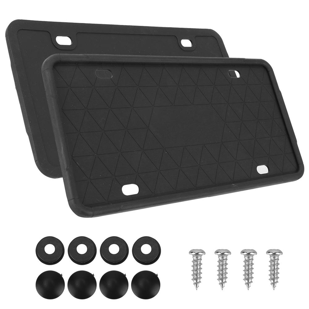Khung gắn biển số xe hơi bằng silicone có lỗ thoát nước