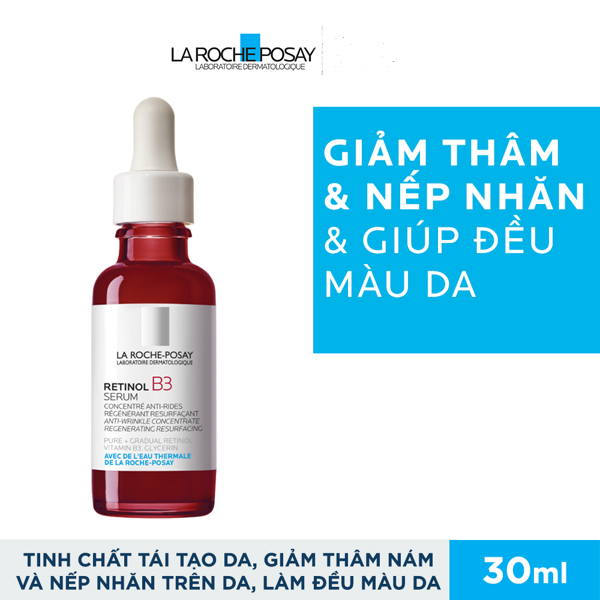 Tinh Chất La Roche-Posay Ngăn Ngừa Lão Hóa Giảm Thâm Nám Và Làm Đều Màu Da Retinol B3 Serum 30ml