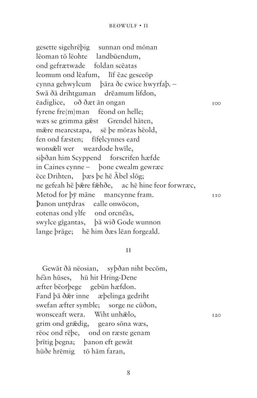 Beowulf: Dual Language And New Verse Translation