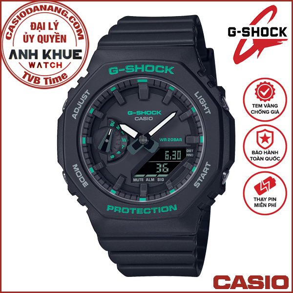 Đồng hồ nữ dây nhựa Casio G-Shock chính hãng GMA-S2100GA-1ADR (42mm)