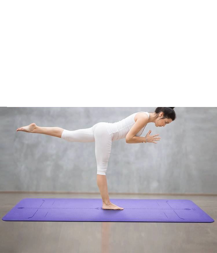 Thảm tập Yoga định tuyến TPE 6mm