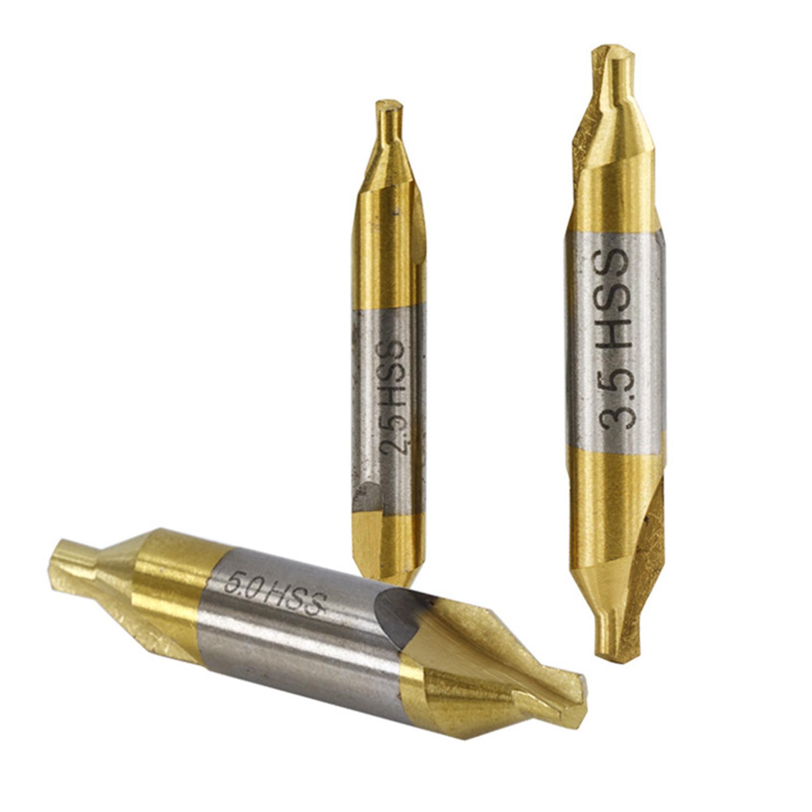 2X 6 Pieces HSS Centering  Set Countersink Lathe Bit Sharp Durable